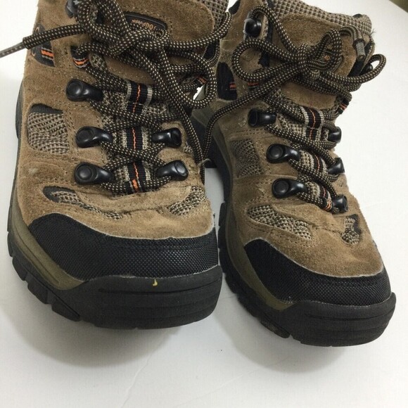 Nevados Youth Klondike Waterproof Hiking Taupe Lace Up Ankle Boots Brown Sz 1M - Picture 8 of 9